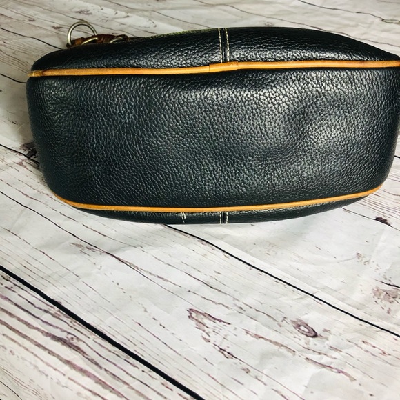 Dooney & Bourke Black Pebble Leather Bag - Picture 4 of 10